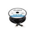 Кабел/преходник Lanberg HDMI M/M v2.1 cable 10m optical black aoc Кабел/преходник Lanberg HDMI M/M v2.1 cable 10m optical black aoc