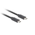 Кабел/преходник Lanberg USB-C M/M 3.1 GEN 2 CABLE 1.8M 10GB/S PD100W Black