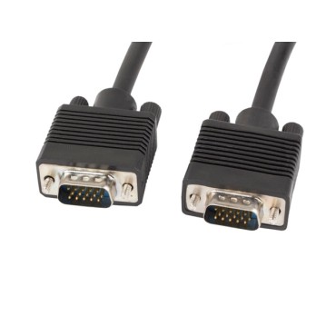 Кабел/преходник Lanberg VGA M/M cable 3m dual-shielded