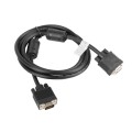 Кабел/преходник Lanberg VGA M/M cable 3m dual-shielded