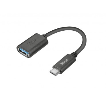 Кабел/преходник TRUST USB-C to USB3.0 Converter, Black