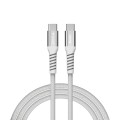 Кабел/преходник Verbatim Sync & Charge USB-C to USB-C 100W Magnetic 120 cm - Grey