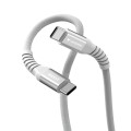 Кабел/преходник Verbatim Sync & Charge USB-C to USB-C 100W Magnetic 120 cm - Grey