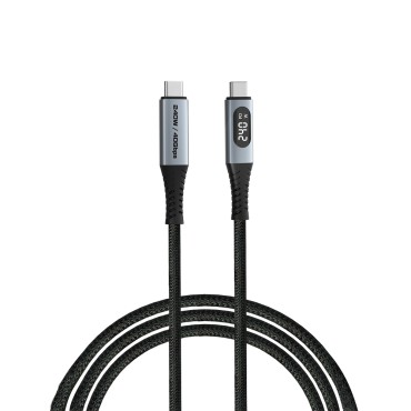Кабел/преходник Verbatim Sync & Charge USB-C to USB-C 240W 40 Gbps Display 120 cm