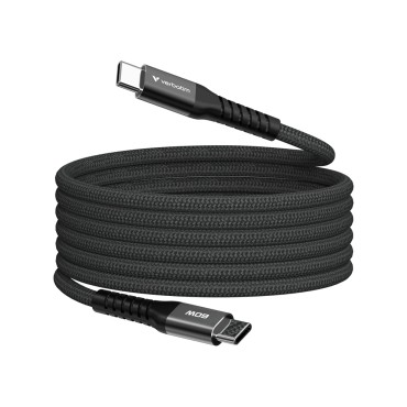 Кабел/преходник Verbatim Sync & Charge USB-C to USB-C 60W Magnetic 120 cm - Black Кабел/преходник Verbatim Sync & Charge USB-C to USB-C 60W Magnetic 120 cm - Black