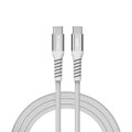 Кабел/преходник Verbatim Sync & Charge USB-C to USB-C 60W Magnetic 120 cm - Grey