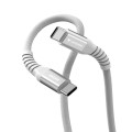 Кабел/преходник Verbatim Sync & Charge USB-C to USB-C 60W Magnetic 120 cm - Grey