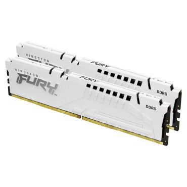 Памет за компютър Kingston FURY Beast 64GB (2x32GB) DDR5 5600 MHz CL36 White