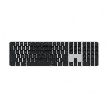 Клавиатура Apple Magic Keyboard with Touch ID and Numeric Keypad for Mac models with Apple silicon - Black Keys - Bulgarian