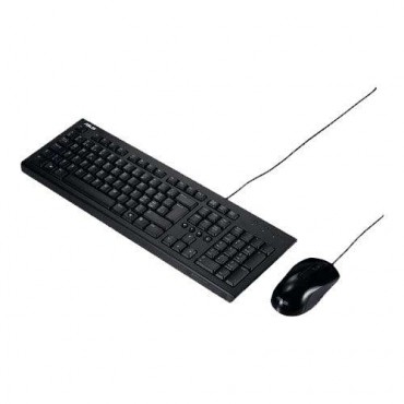 Клавиатура Asus U2000 Keyboard & Optical Mouse Set Wired, Black