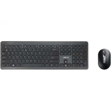 Клавиатура Asus W2000 Chiclet Wireless Keyboard & Optical Mouse Set, Black