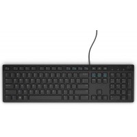 Клавиатура Dell KB216 Wired Multimedia Keyboard Black, Black