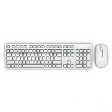 Клавиатура Dell KM636 Wireless Keyboard and Mouse White, White