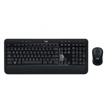Клавиатура Logitech Advanced Combo Wireless Keyboard and Mouse, Black