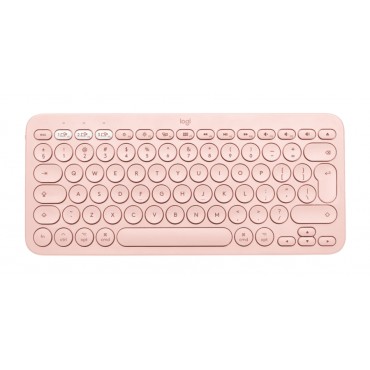 Клавиатура Logitech K380 for Mac Multi-Device Bluetooth Keyboard - US Intl - Rose