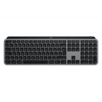 Клавиатура Logitech MX Keys for Mac Advanced Wireless Illuminated Keyboard - SPACE GREY - US INTL - 2.4GHZ/BT - N/A - EMEA