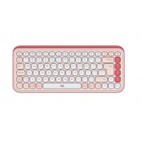 Клавиатура Logitech Pop Icon Keys - Rose - US INT'L - BT - N/A - INTNL-973