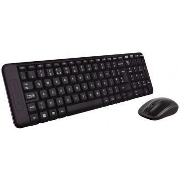 Клавиатура Logitech Wireless Combo MK220, Black