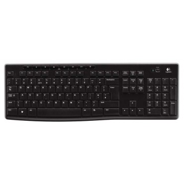 Клавиатура Logitech Wireless Keyboard K270, Black