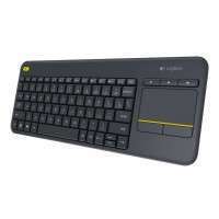 Клавиатура Logitech Wireless Touch Keyboard K400 Plus Black