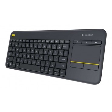 Клавиатура Logitech Wireless Touch Keyboard K400 Plus Black, Black