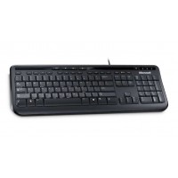 Клавиатура Microsoft Wired Keyboard 600 USB English Black Retail, Black