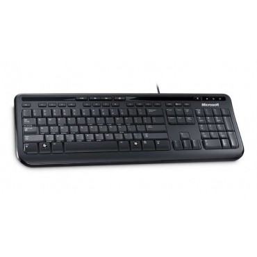Клавиатура Microsoft Wired Keyboard 600 USB English Black Retail, Black