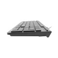 Клавиатура Natec Keyboard Discus 2 SLIM US Layout Black
