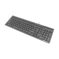 Клавиатура Natec Keyboard Discus 2 SLIM US Layout Black