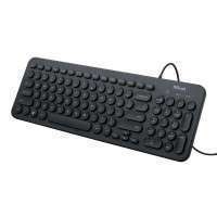 Клавиатура TRUST Muto Silent Keyboard BG layout