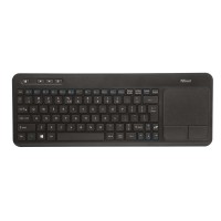Клавиатура TRUST Veza Wireless Touchpad Keyboard, Black