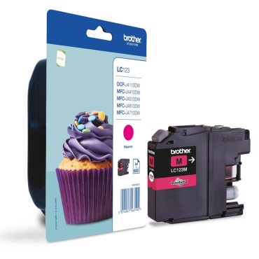 Консуматив Brother LC-123 Magenta Ink Cartridge for MFC-J4510DW Консуматив Brother LC-123 Magenta Ink Cartridge for MFC-J4510DW
