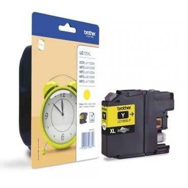 Консуматив Brother LC-125 XL Yellow Ink Cartridge for MFC-J4510DW Консуматив Brother LC-125 XL Yellow Ink Cartridge for MFC-J4510DW