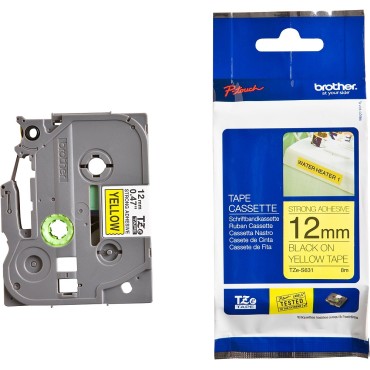 Консуматив Brother TZe-S631 Tape Black on Wellow Консуматив Brother TZe-S631 Tape Black on Wellow