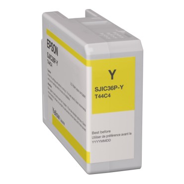 Консуматив Epson SJIC36P(Y): Ink cartridge for ColorWorks C6500/C6000 (Yellow) Консуматив Epson SJIC36P(Y): Ink cartridge for ColorWorks C6500/C6000 (Yellow)