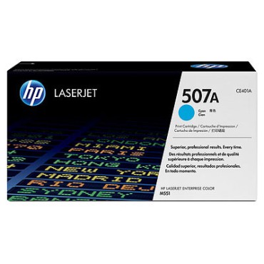 Консуматив HP 507A Cyan LaserJet Toner Cartridge Консуматив HP 507A Cyan LaserJet Toner Cartridge