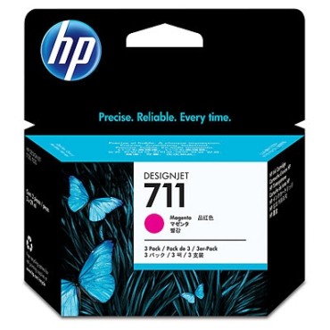 Консуматив HP 711 3-pack 29-ml Magenta Ink Cartridges Консуматив HP 711 3-pack 29-ml Magenta Ink Cartridges