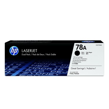 Консуматив HP 78A Black Dual Pack LaserJet Toner Cartridges Консуматив HP 78A Black Dual Pack LaserJet Toner Cartridges