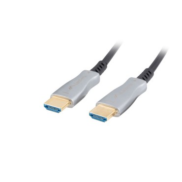 Кабел/преходник Lanberg HDMI M/M v2.0 cable 30m optical black aoc