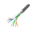Кабел/преходник Lanberg LAN cable CAT.5e ftp 305m solid cu grey cpr + fluke passed