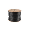 Кабел/преходник Lanberg LAN cable CAT.5e ftp 305m solid outdoor cu black fluke passed