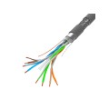 Кабел/преходник Lanberg LAN cable CAT.6 sftp 305m solid cu grey cpr + fluke passed