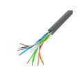 Кабел/преходник Lanberg LAN cable CAT.6 utp 100m solid cu grey cpr + fluke passed