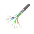 Кабел/преходник Lanberg LAN cable ftp 100m stranded cca grey