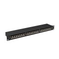 Аксесоар за видеонаблюдение Lanberg patch panel 24 port 1U 19