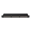 Аксесоар за видеонаблюдение Lanberg patch panel 24 port 1U 19