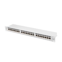 Аксесоар за видеонаблюдение Lanberg patch panel 24 port 1U 19