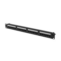 Аксесоар за видеонаблюдение Lanberg patch panel 24 port 1U 19