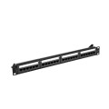 Аксесоар за видеонаблюдение Lanberg patch panel 24 port 1U 19