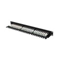 Аксесоар за видеонаблюдение Lanberg patch panel 24 port 1U 19
